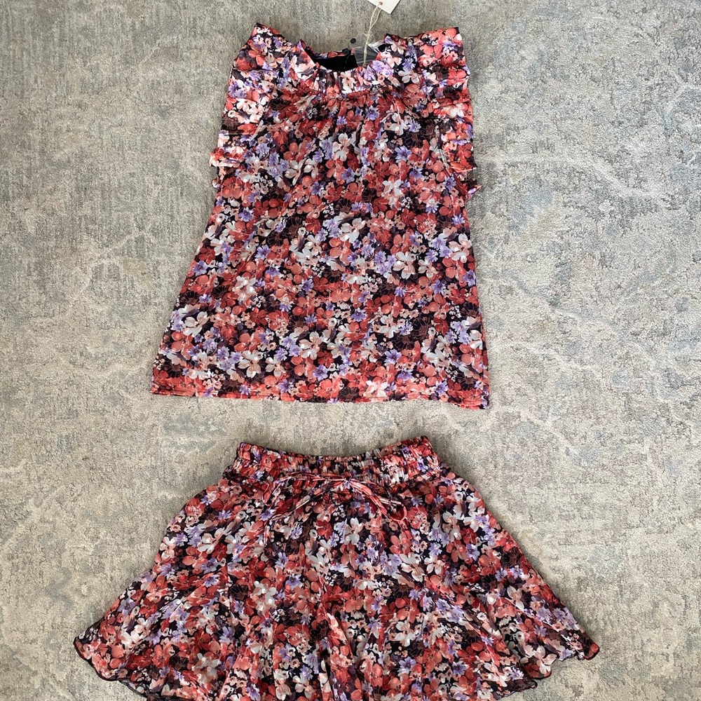 VICI matching skirt set